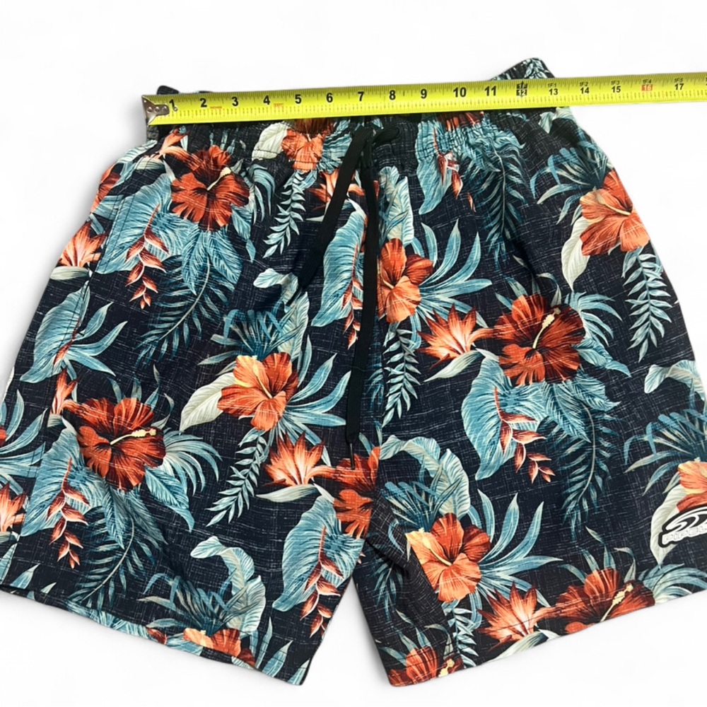 Pipeline Floral Tropical Print Swim Trunks - XL - Picture 9 of 9
